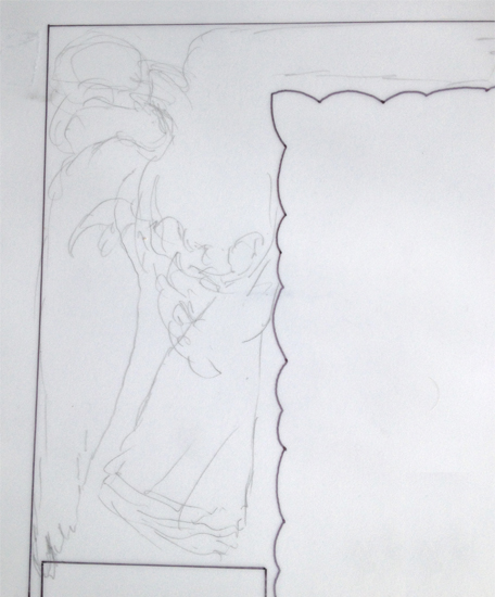 Celtic Bird drawing 1